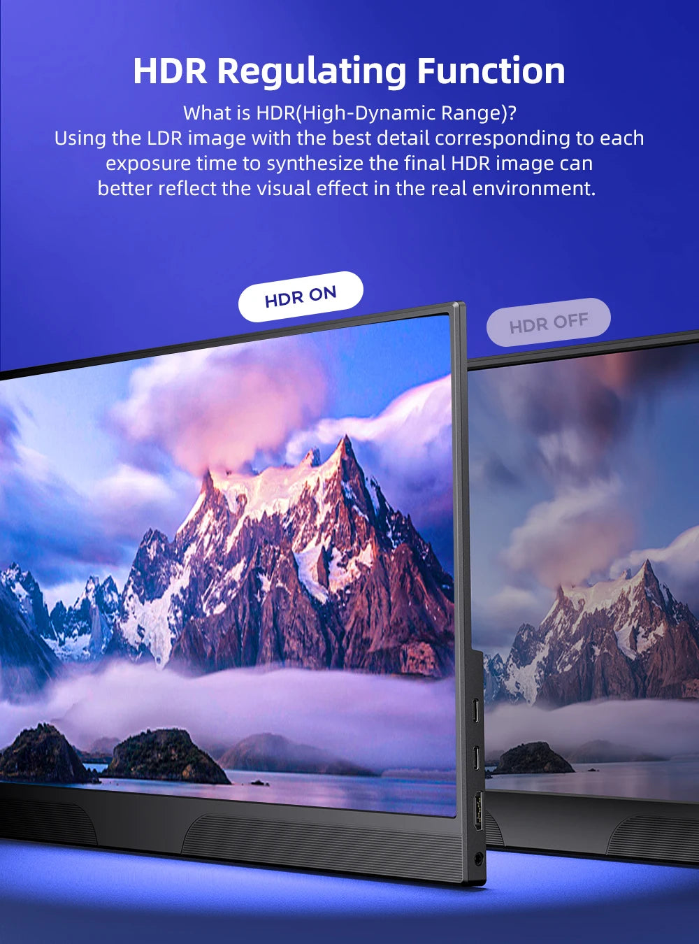 UPERFECT 15.6" USB-C kannettava näyttö