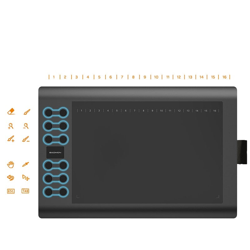 GAOMON Piirtotabletti 10,1"