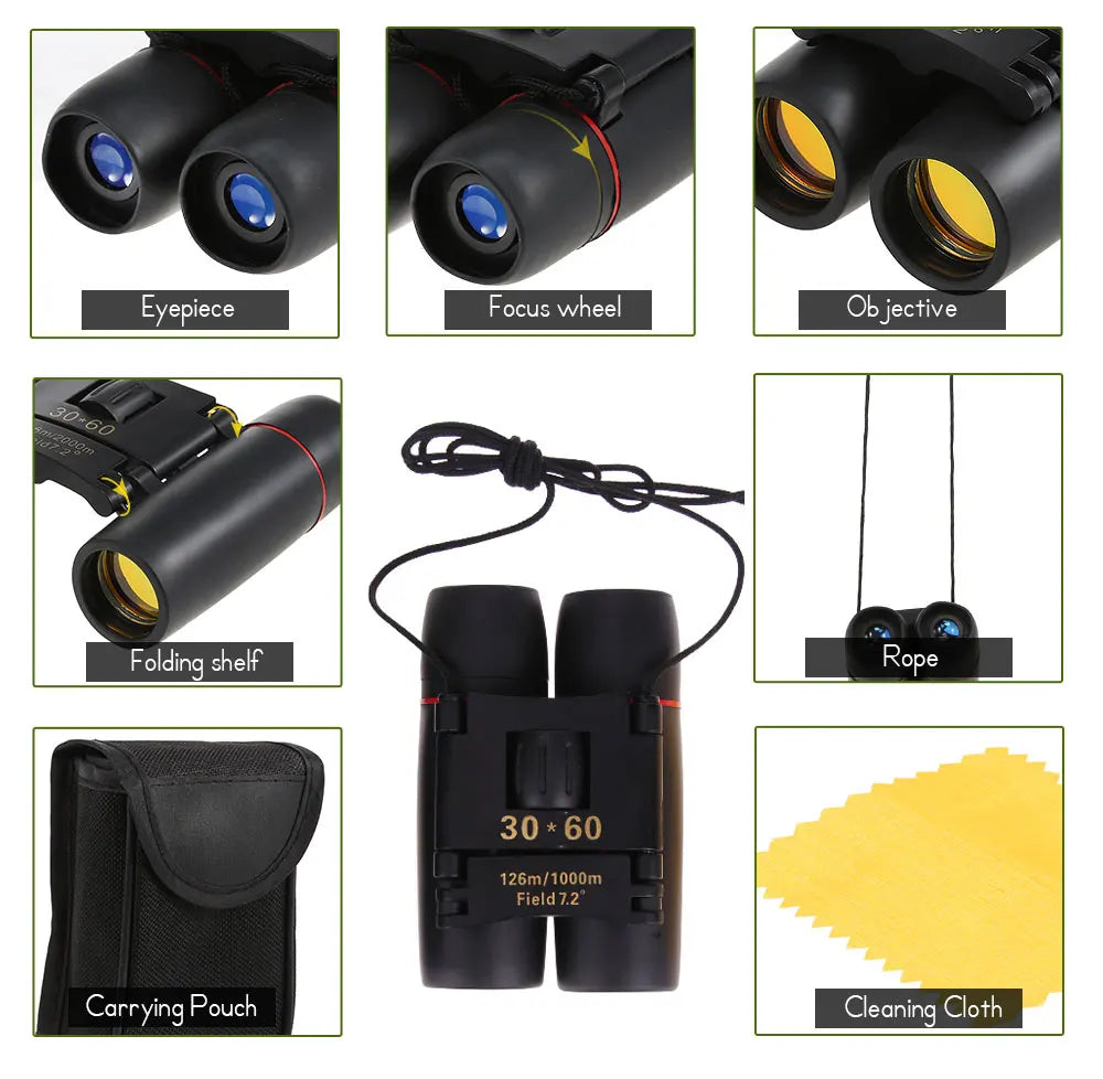 Pimeänäkökiikarit 30x60