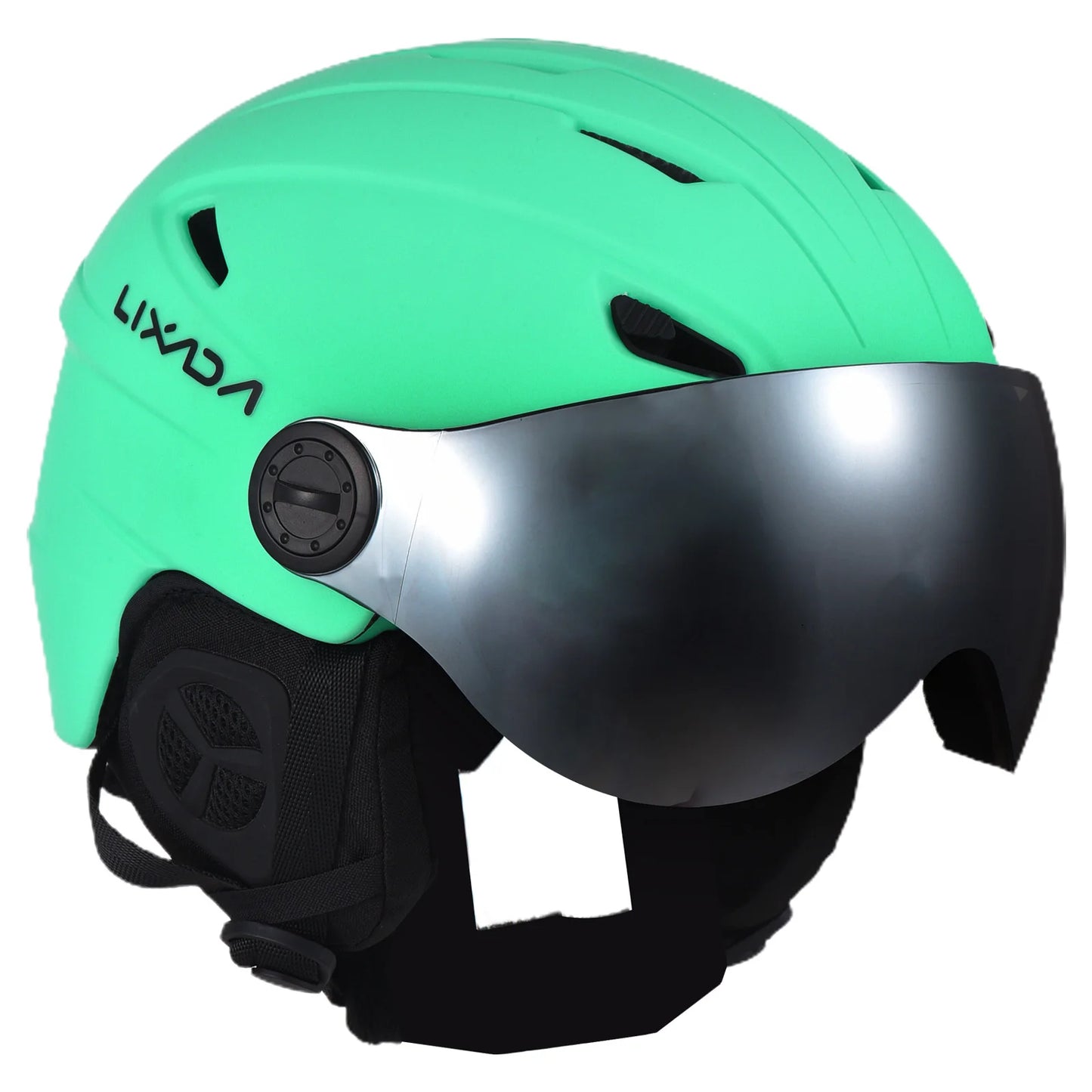 Lautailukypärä visiirillä