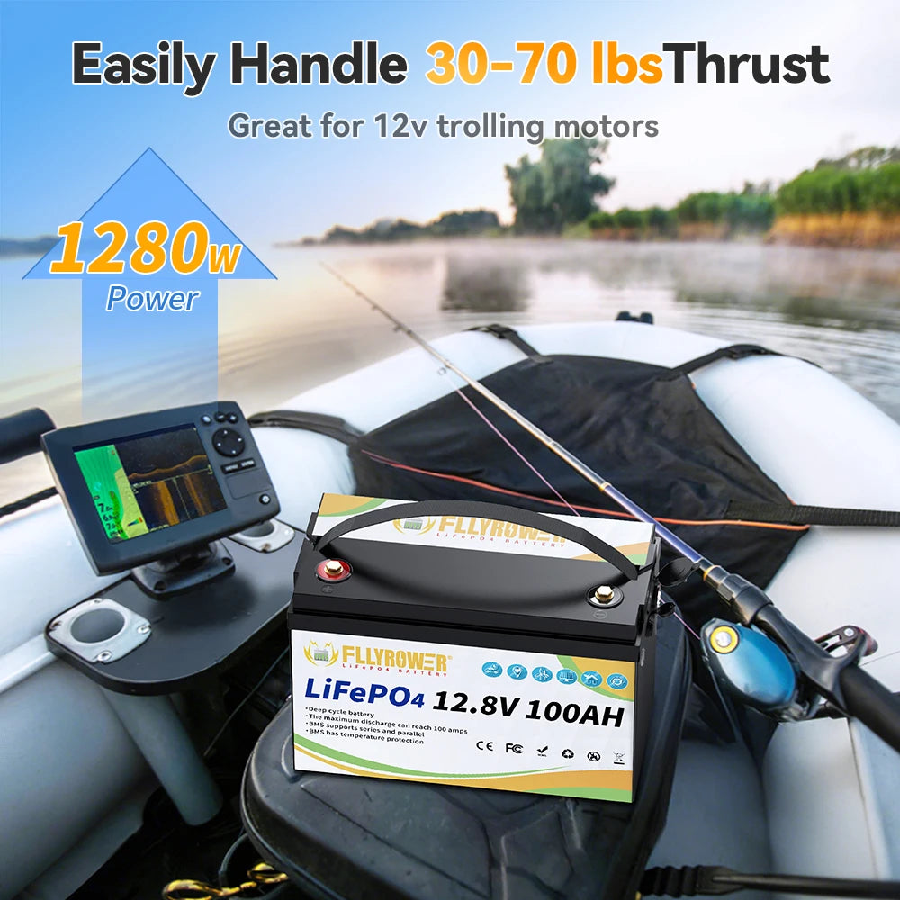 LiFePO4 12V 100Ah Akku **NOPEA TOIMITUS**