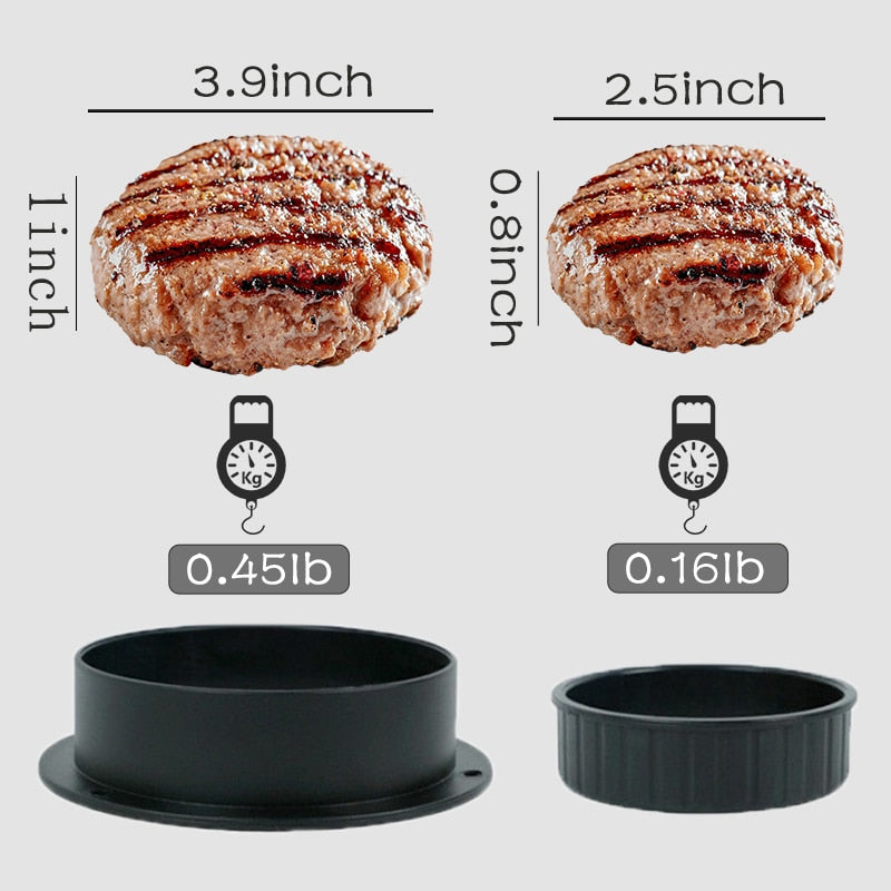 Hampurilaispihvin muotti