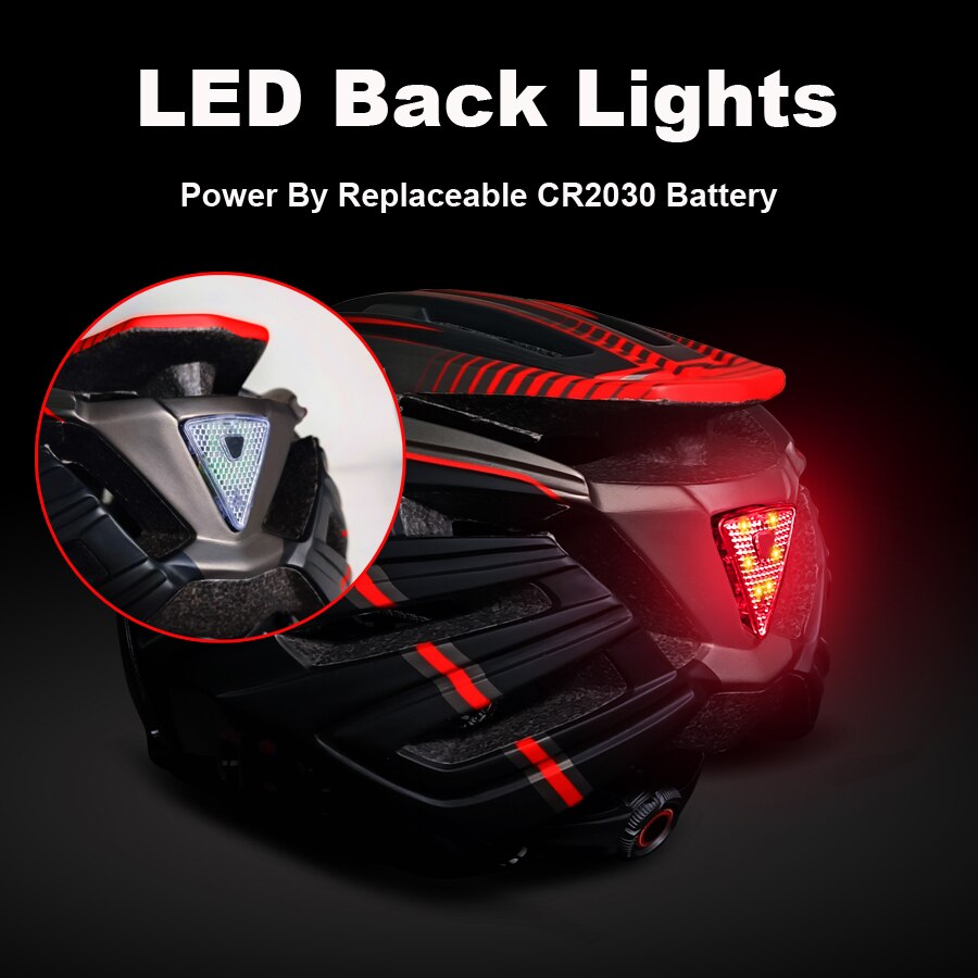 Pyöräilykypärä LED valolla