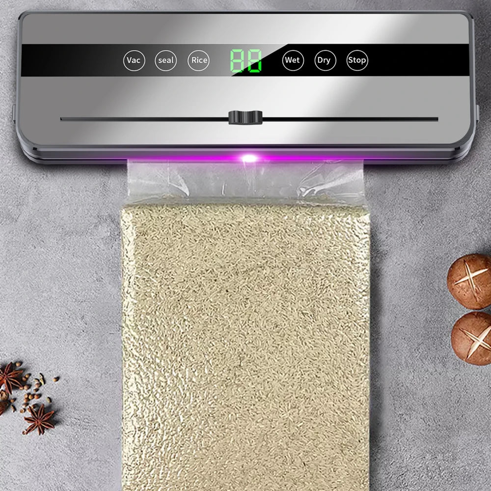 Vakuumipakkauskone 120W – 65 kPa, 5 tilaa, liha, kala, nesteet