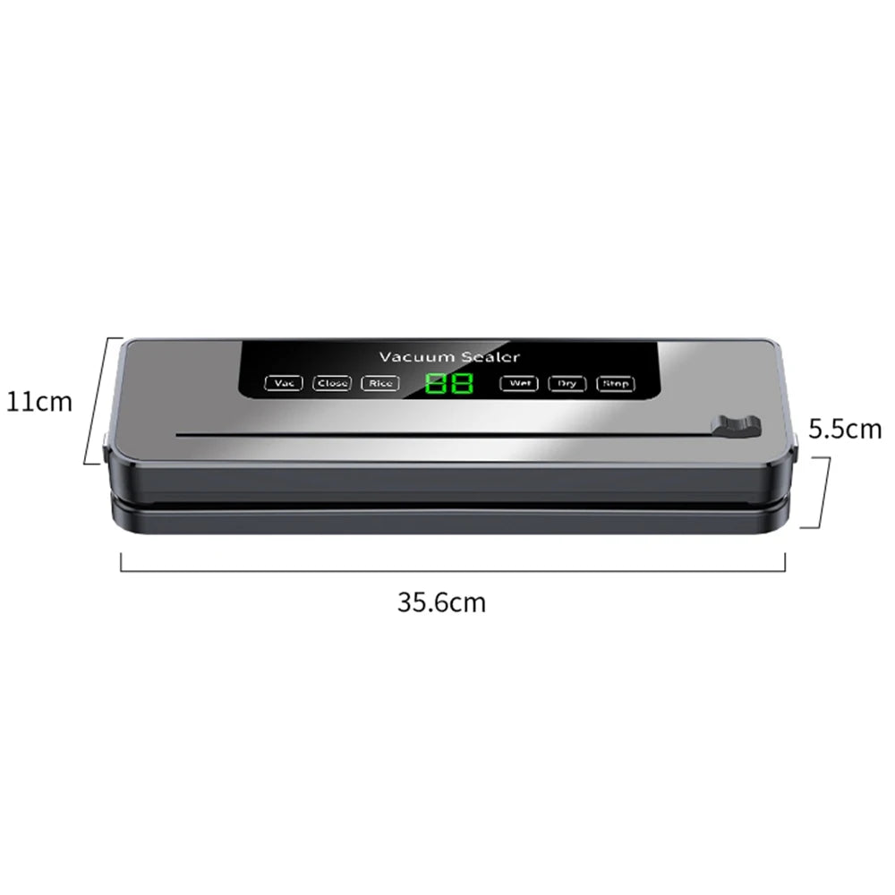 Vakuumipakkauskone 120W – 65 kPa, 5 tilaa, liha, kala, nesteet