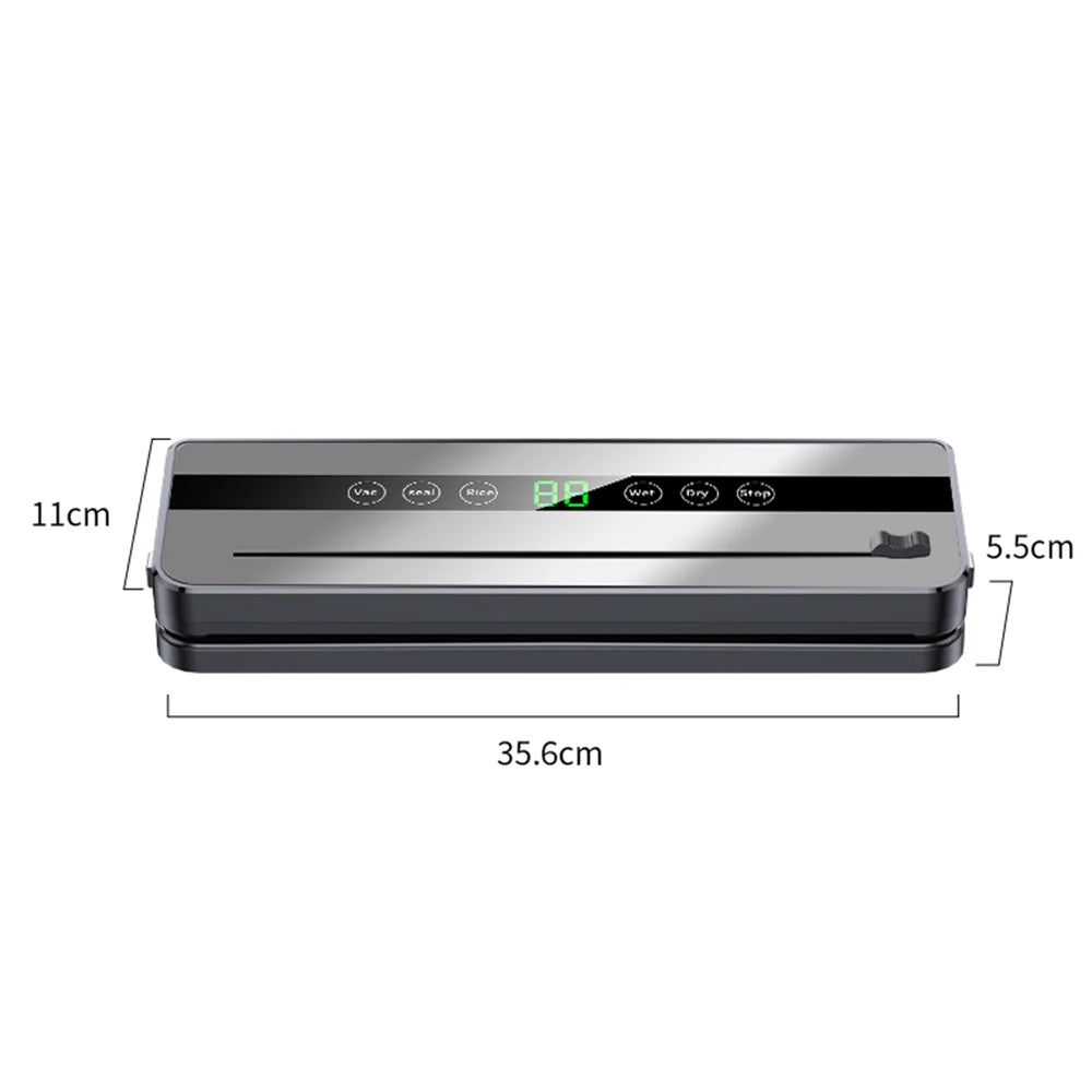 Vakuumipakkauskone 120W – 65 kPa, 5 tilaa, liha, kala, nesteet