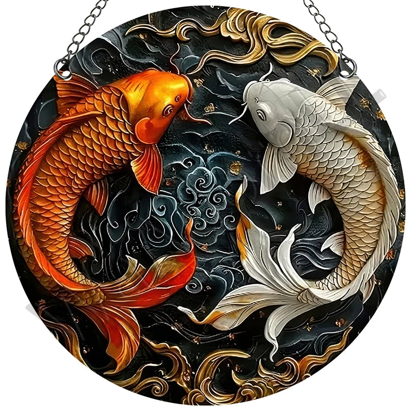 Akryylitaulu – Seinäkoriste kotiin, 15x15 cm