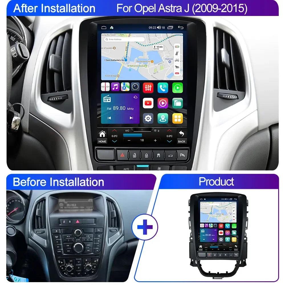 Multimediasoitin Opel Astra ja Buick Verano  2009-2015 **NOPEA TOIMITUS**
