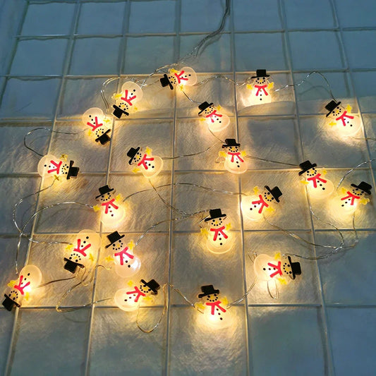 Jouluinen LED-valosarja – joulupukki, lumiukko, kuusi tai poro
