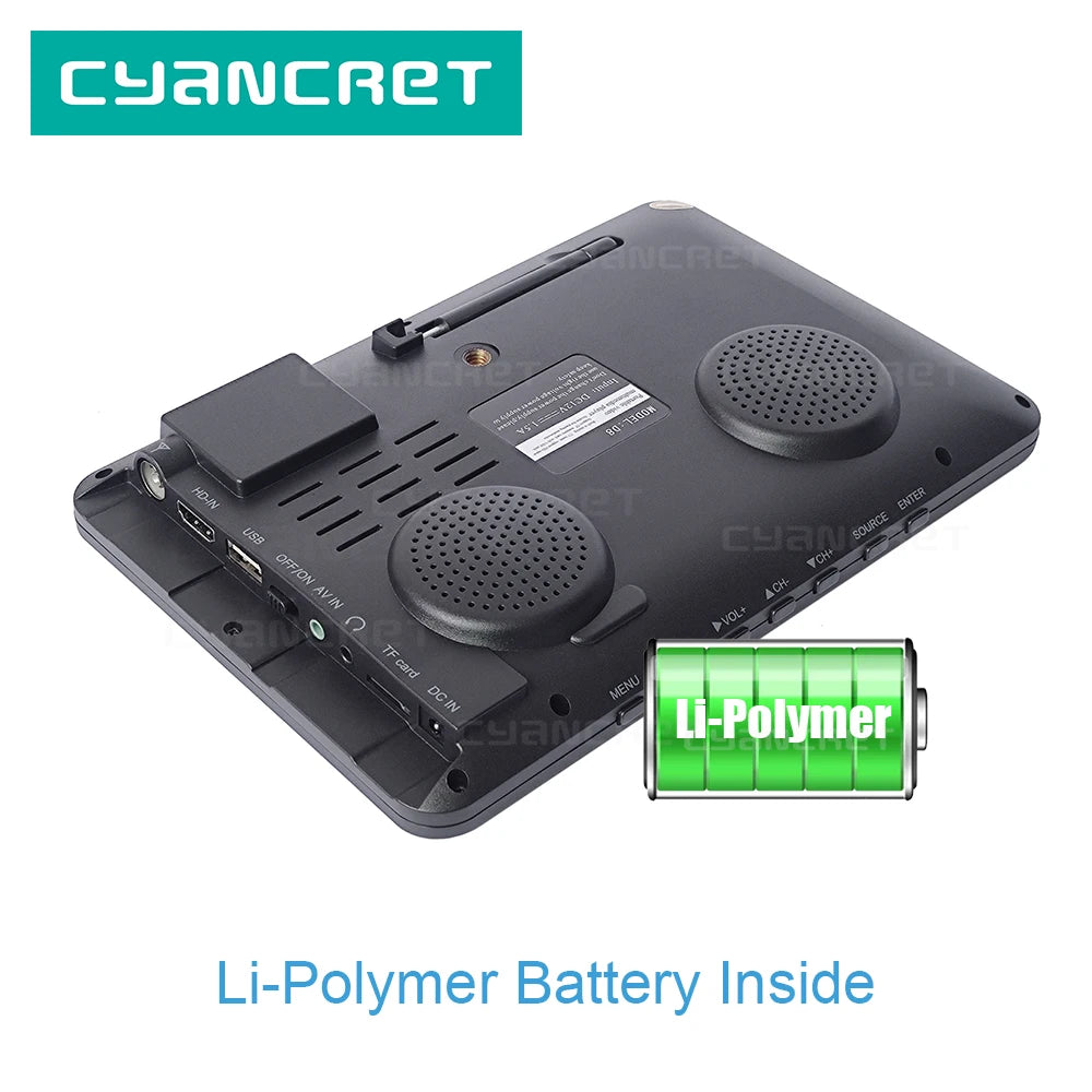 HD matkatelevisio 8"