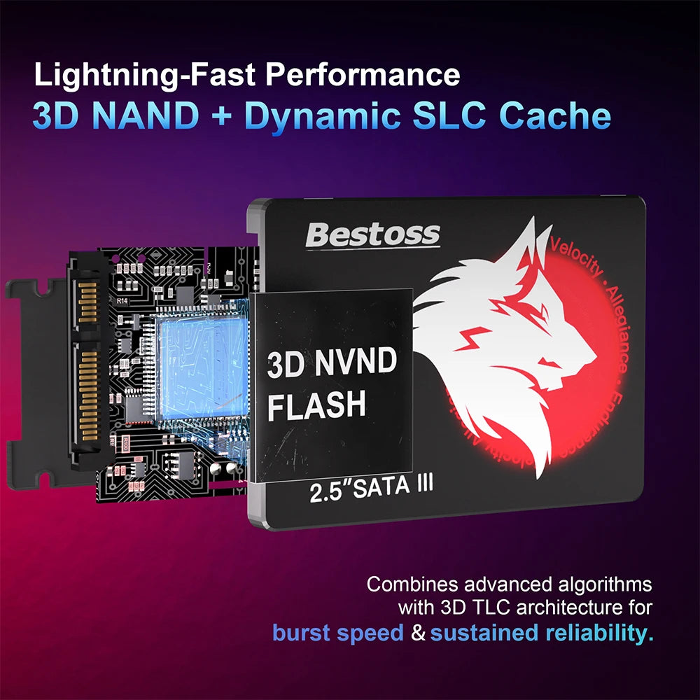 Bestoss SSD 2.5" Sata 3.0 Kiintolevy