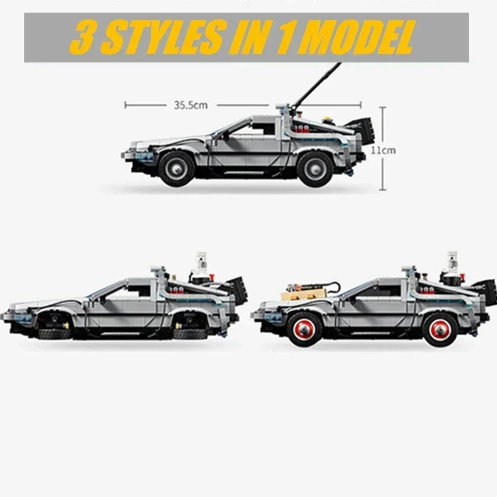 DeLorean "Back to the Future" rakennussarja **SUOSITTU**