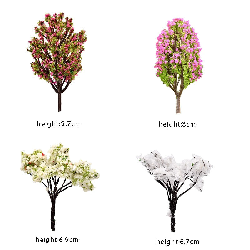 Miniatyyri taloja/hahmoja/puita/siltoja ym.