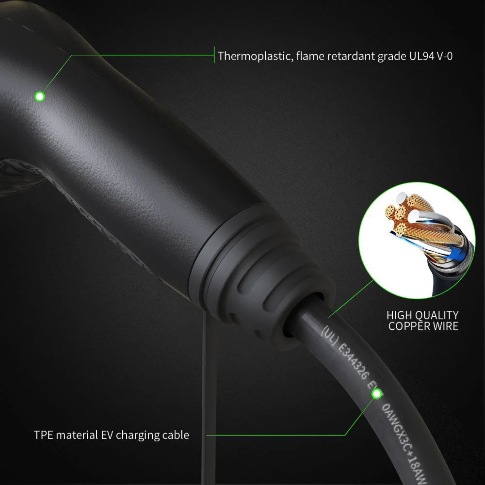 Sähköauton latauskaapeli 11KW/16A