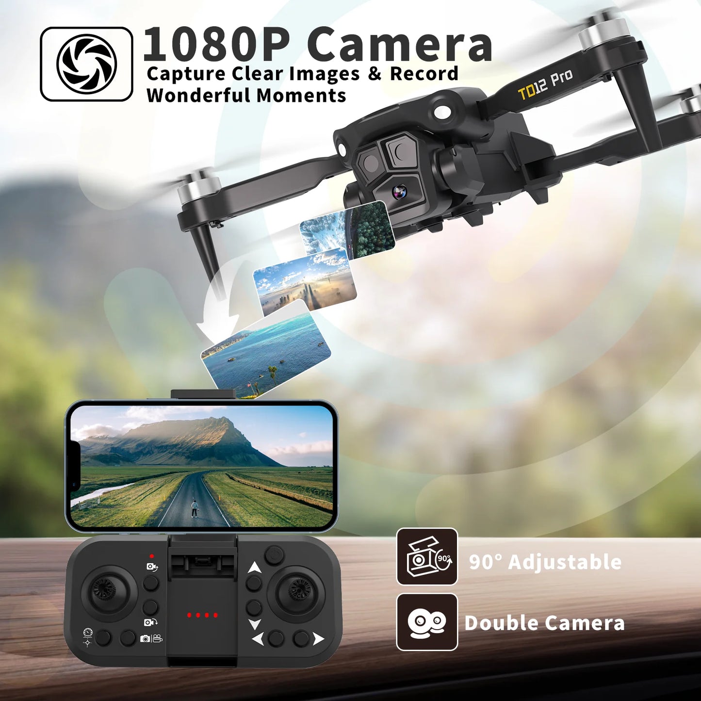 Drone 1080p HD kameralla