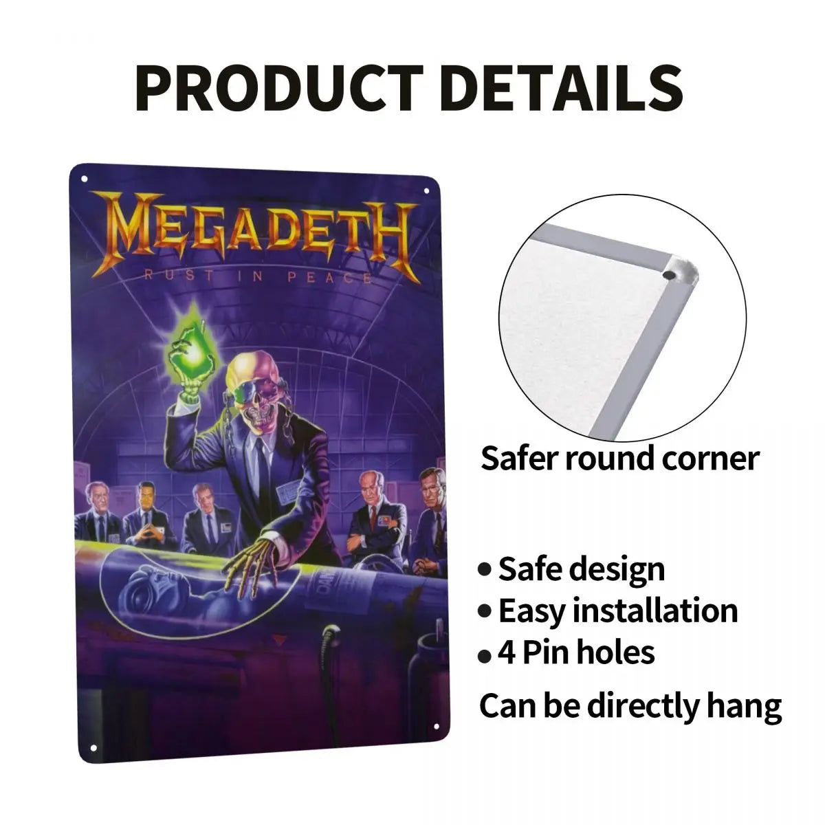 Megadeth Metallikyltti
