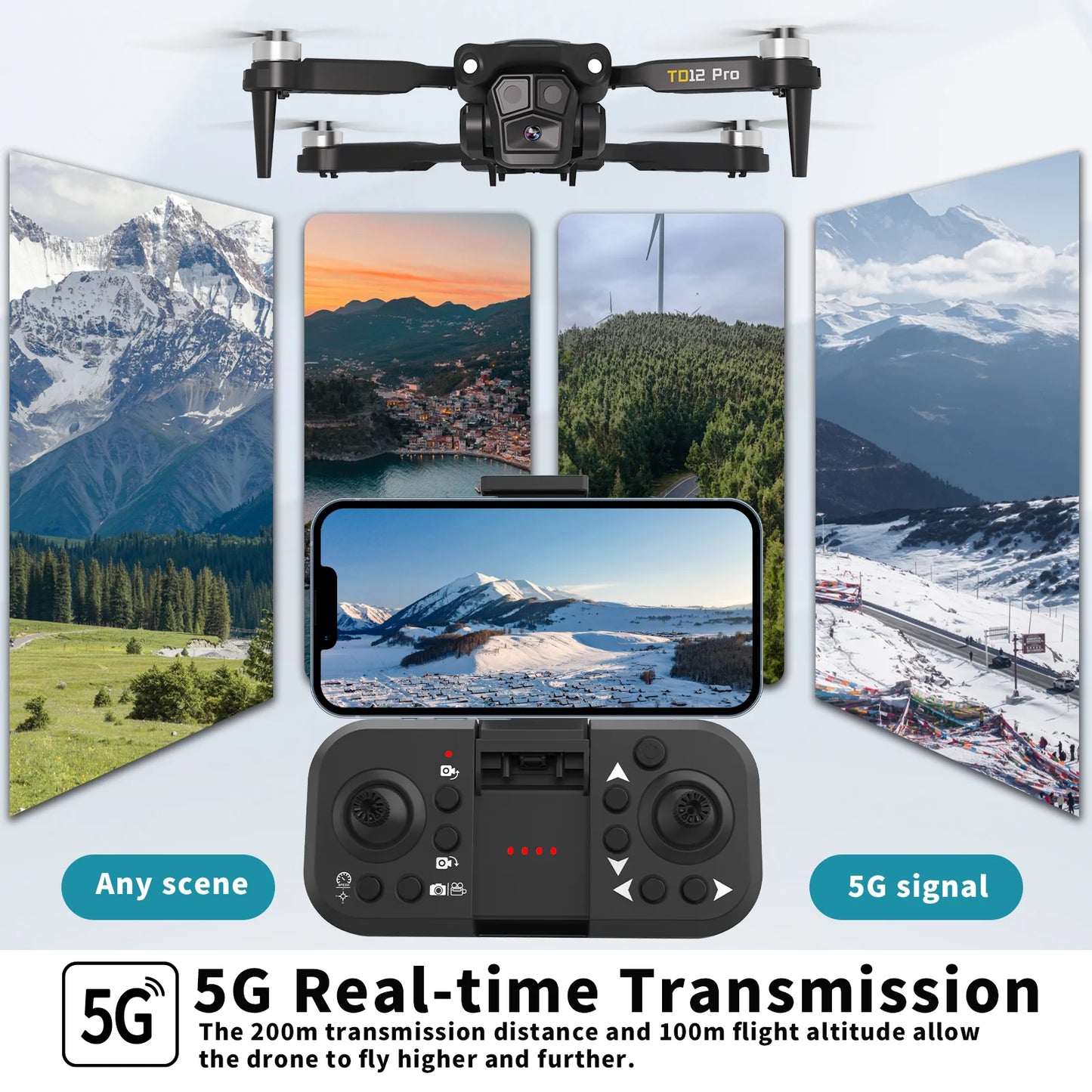 Drone 1080p HD kameralla