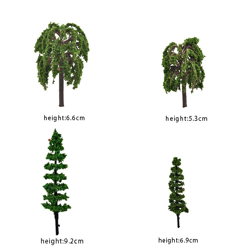 Miniatyyri taloja/hahmoja/puita/siltoja ym.