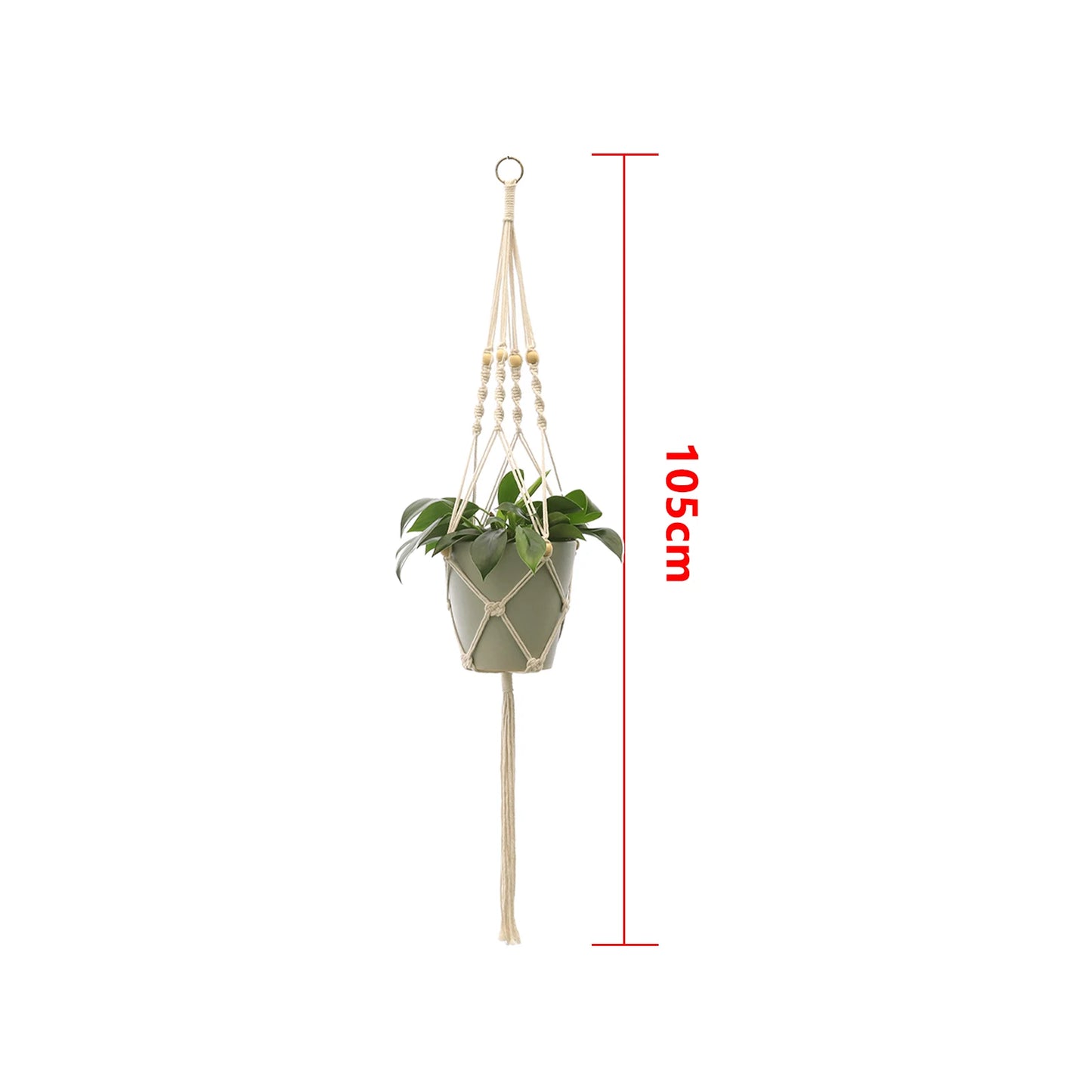 Macrame kukka-amppeli