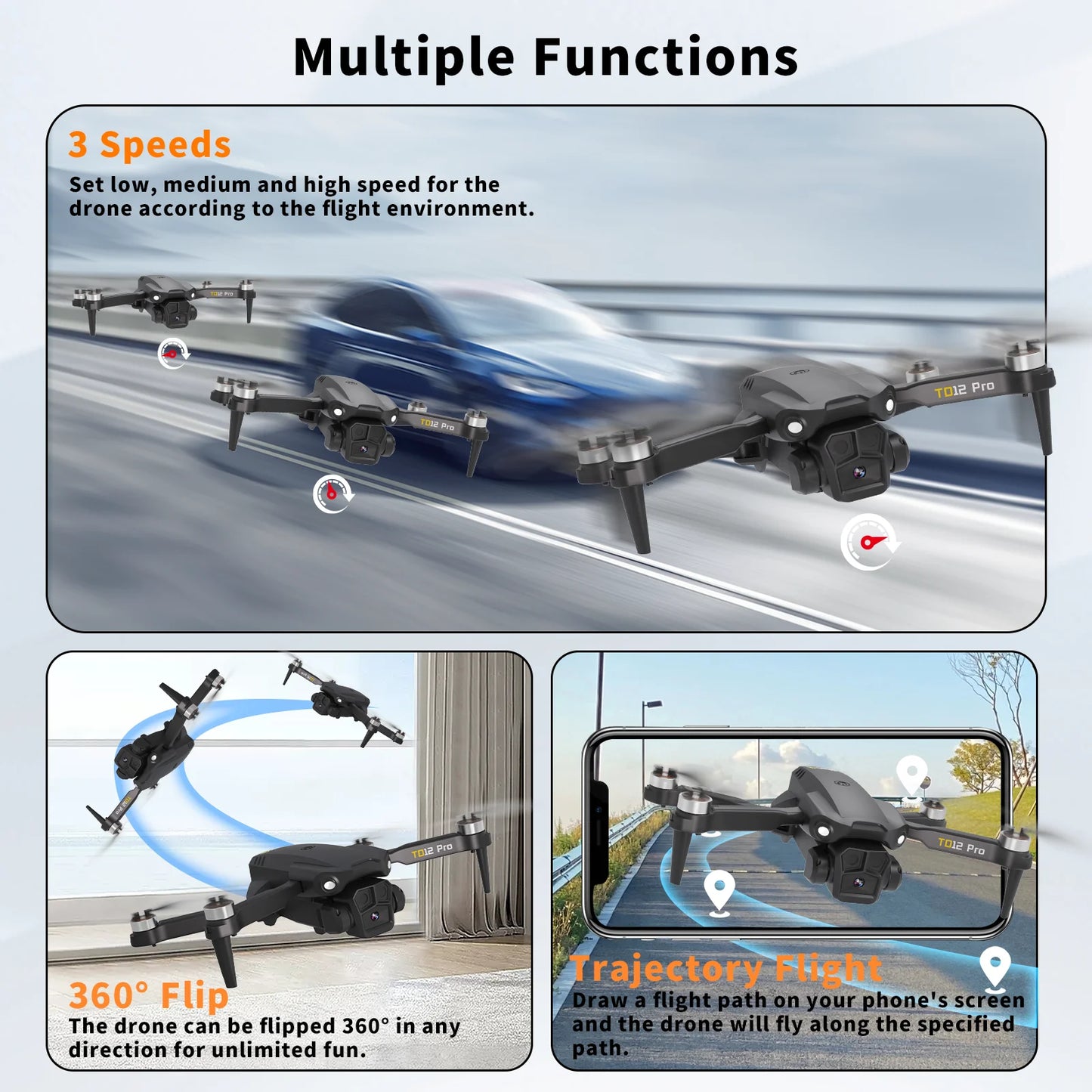 Drone 1080p HD kameralla
