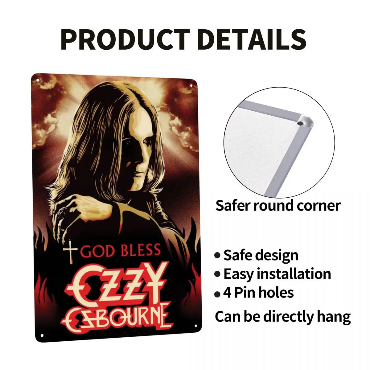 Ozzy Osbourne Metallikyltti