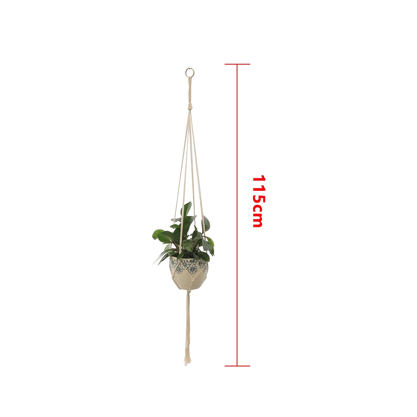 Macrame kukka-amppeli