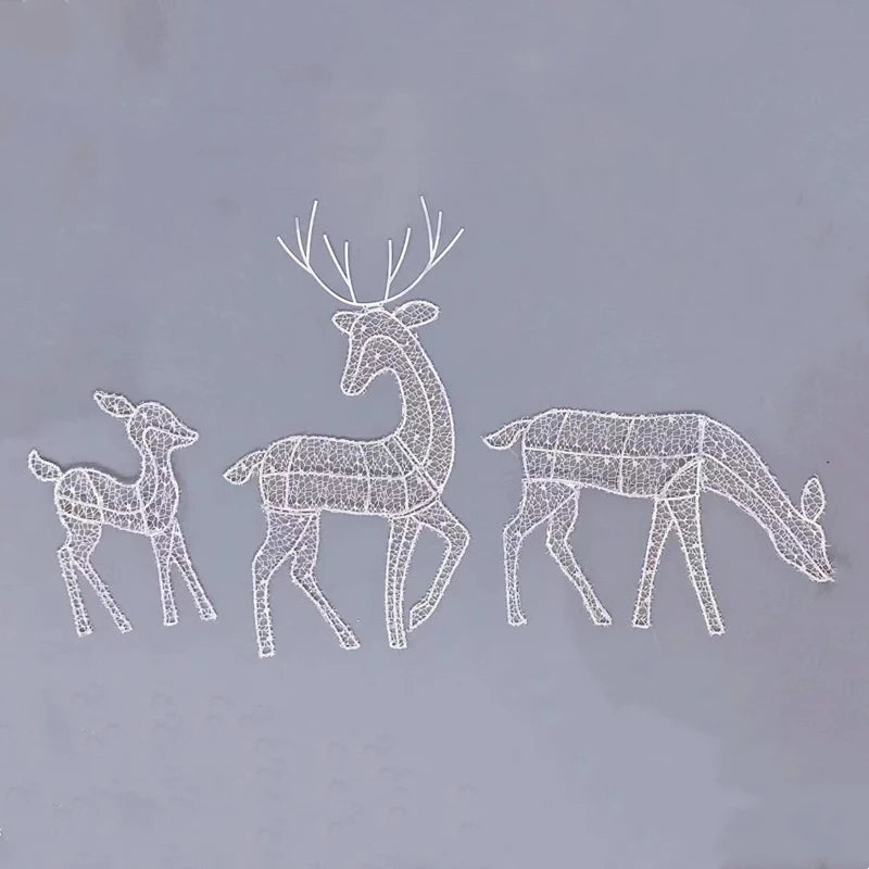 Valaistu Jouluporosetti