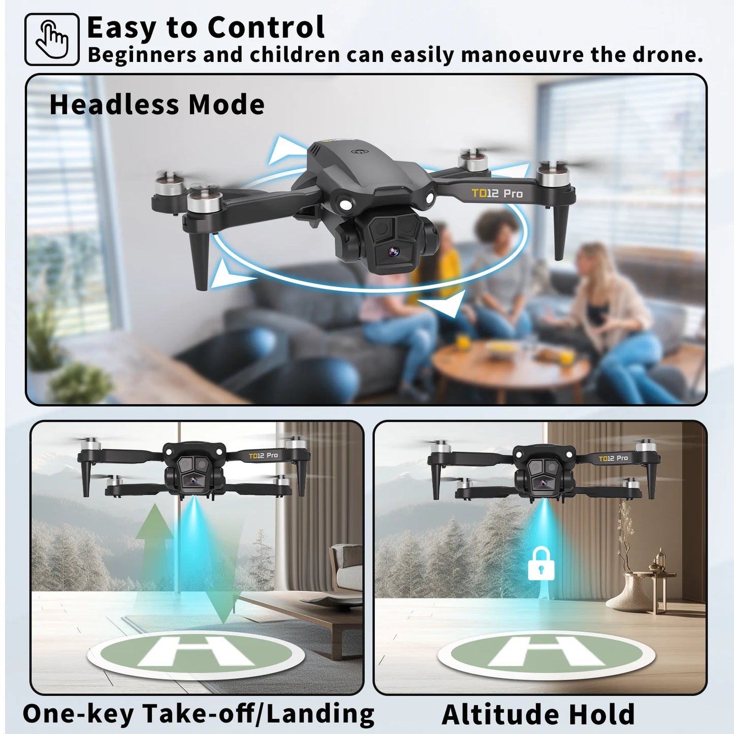 Drone 1080p HD kameralla