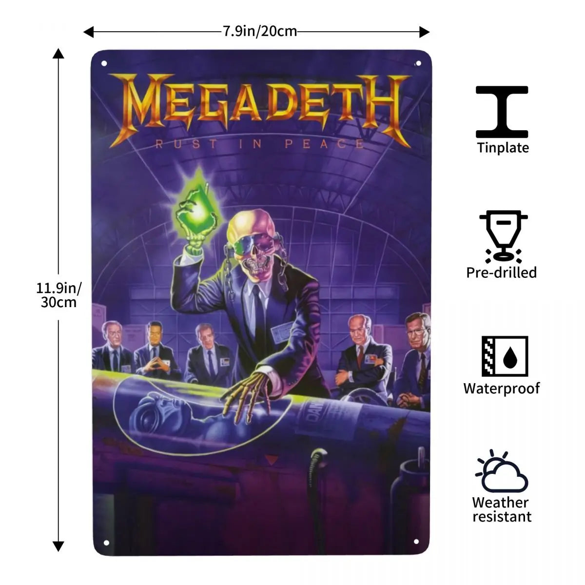 Megadeth Metallikyltti